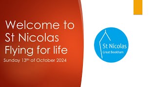 Flying for Life St Nicolas Great Bookham 13 October 2024 10am [upl. by Nothgierc]