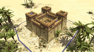 0 AD Building Model Ptolemaic walls [upl. by Akemal]