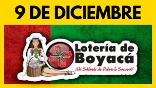 Resultados LOTERIA DE BOYACA Ultimo Sorteo Hoy 9 de DICIEMBRE de 2023 de HOY 💫✅🔴 [upl. by Ahsuat]