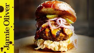 The Insanity Burger  Jamie’s Comfort Food  Jamie Oliver amp DJ BBQ [upl. by Aniara775]