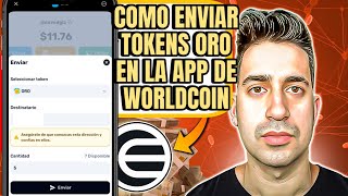 Como Ver el Precio de los Tokens ORO y Como Enviar Tokens ORO en la app de WorldCoin [upl. by Nahem263]