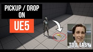 Pickup and drop system with physics on UE5 [upl. by Mariko]