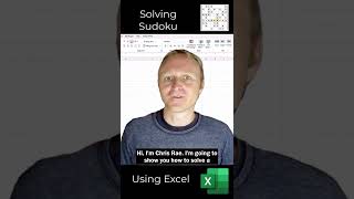 Solving Sudoku using Excel lambdafunctions sudoku excel exceltips novba exceltips excel [upl. by Hoyt]