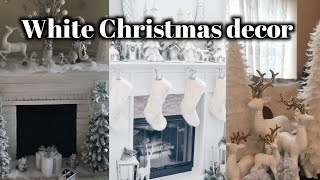 white Christmas decorationideas  Christmas decoration ideas [upl. by Hutner256]