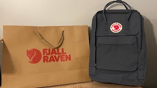 Fjallraven Kanken 17’’ Laptop Bag Graphite [upl. by Arem]