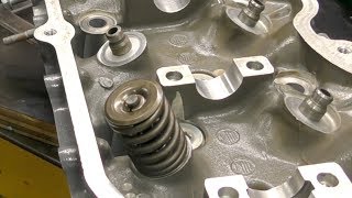 Four stroke outboard cylinder head rebuild [upl. by Bertrand119]