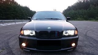 BMW E46 325i m54b25 Magnaflow exhaust sound [upl. by Bamby887]