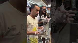 Quavo first Chopped cheese food ockyway rap [upl. by Calvina]