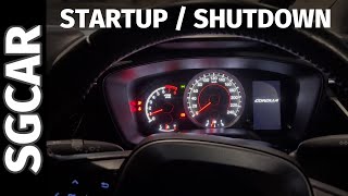 2021 Toyota Corolla Altis 12th Gen E210 Standard Trim Startup amp Shutdown Sequence [upl. by Southworth725]