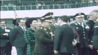 Juan Velasco Alvarado  La Bienvenida a Presidente de Chile Salvador Allende en Lima 030971 [upl. by Namilus698]