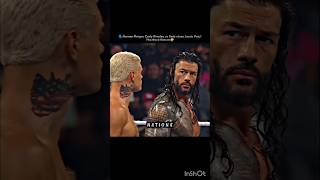 Roman reigns and Cody Rhodes vs solo sikoa and jacob fatu wwe shorts [upl. by Irmo]