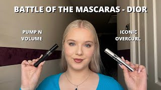 Which Dior Mascara is the best Pump n Volume VS Iconic Overcurl [upl. by Sada930]