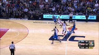 JJ Barea and Brandan Wright highlights vs Washington Wizards 11192014 [upl. by Ytsanyd]