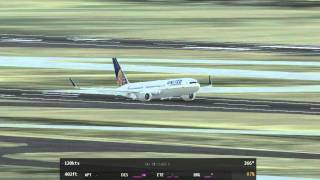 Infinite Flight Boeing 767 Emergency Landing without gears [upl. by Yretsym]