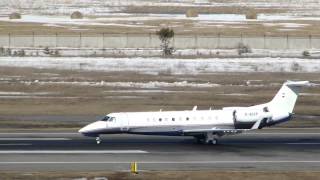 Embraer ERJ 135BJ Legacy 600 D ADCP DC Aviation Landing RWY25 UNNT [upl. by Lenox]