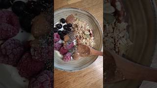 Petit déjeuner healthy protéiné healthy highprotein sport oats petitdéjeuner breakfast recipe [upl. by Tice662]