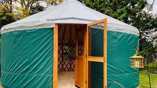 YURT BUILDING  PACIFIC YURTS  YURT LIFE  OFFGRID  YURT SANCTUARY [upl. by Lael735]