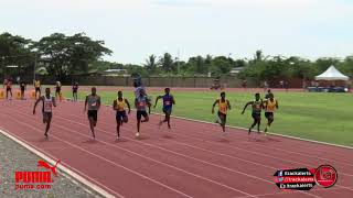 Morrison takes mens 60m heat 2 CentralHurdlesandRelays [upl. by Enihpad]