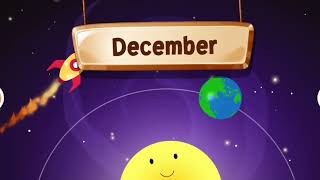 Months of the year  Learning for kids  Names of monthes KidZone11z8f [upl. by Zeidman962]