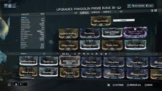 Warframe Pangolin Prime with Riven Overkill [upl. by Devi372]