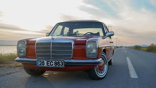 Mercedes Benz 200 W115 İnceleme altında  1974 Nostaljisi [upl. by Anelram33]