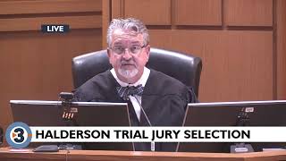 LIVE Halderson trial jury selected [upl. by Fleming]