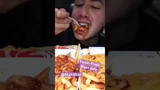 Vartin Fresh ASMR chilli cheese fries macaroni cheese hotdogs mukbang bites only shorts viral fyp [upl. by Fellows]