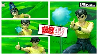 SHFiguarts Yusuke Urameshi Yu Yu Hakusho  SHF 幽遊白書 浦飯幽助  幽☆遊☆白書 actionfigures unboxing toys [upl. by Wahs853]