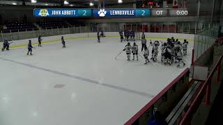 RSEQ Hockey féminin 🏒 Lennoxville  John Abbott 1112024 [upl. by Grubman]