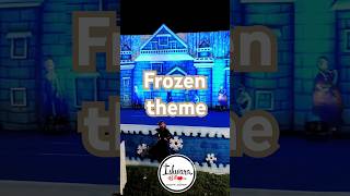 Frozen Theme☃️❄️🏔️shorts frozen birthdayparty balloon [upl. by Garry]