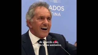 EL PICHICHI SCIOLI BANCANDO A MILEI scioli milei javiermilei danielscioli [upl. by Ailegna]