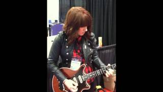 Namm 2013 Deanna Passarella playing the 64 Supreme Model [upl. by Latvina]