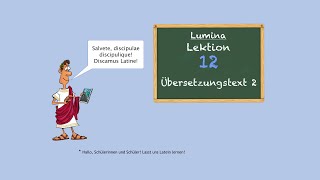 Latein Lektion 12 Übersetzungstext 2 Teil 1 [upl. by Chyou]