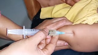 Ceftriaxone 500mg Ceftrone  amp Dexamethasone intramuscular injection Video 24 Ep 94 Injection Tips [upl. by Thekla]