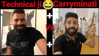 CarryMinati roast technical gurujiroast videotechnicalguruji CarryMinati TechnicalGuruji [upl. by Toth334]