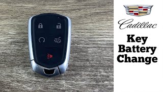 How To Change A Cadillac Smart Key Remote Fob Battery  ATS CTS XTS Batteries Replace Tutorial [upl. by Snave]