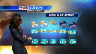 Cindys midmorning Bostonarea forecast [upl. by Braasch725]