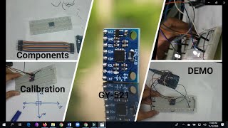 How to calibrate GY521 Accelerometer and Gyroscope with Arduino Getting started with MPU6050 [upl. by Ettelohcin874]