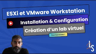 Installation ESXI 8 sous VMware Workstation [upl. by Neeli12]