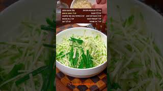 EASY ZUCCHINI SALAD RECIPE recipe cooking chinesefood zucchini salad vegetables [upl. by Annavoig]