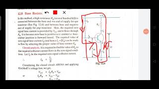 Method of Transistor Biasing Base resistor Method [upl. by Damha7]