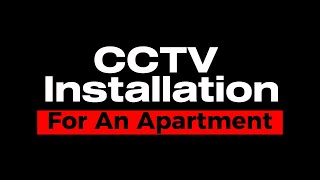 How to install a CCTV system for an Apartment Security Camera installation in Brisbane Gold Coast [upl. by Schaefer]