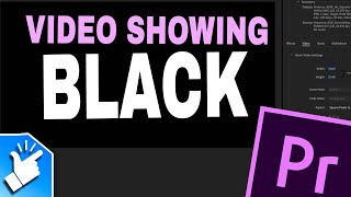 MP4 Video in Adobe Premiere showing BLACK SOLVED [upl. by Neerak]