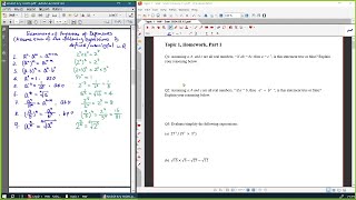 Exercises of Topic 1 Some basic concepts in algebra [upl. by Bultman]