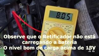 Teste de Retificador antes da moto parar de funcionar Kasinski Mirage 250 [upl. by Halsy]