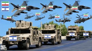 Irani Fighter Jets amp Helicopters Attack on Israeli Military Weapons Supply Convoy Gta 5 [upl. by Ecnarrat698]