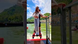 Beutiful Clips for water dance ❣️🥳  shortfeed flyboardair love funny [upl. by Yelad]