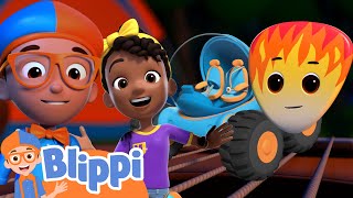 Blippi And Meekah Road Trip To A Rock Concert  Blippi amp Meekah Challenges and Games for Kids [upl. by Ronnica]