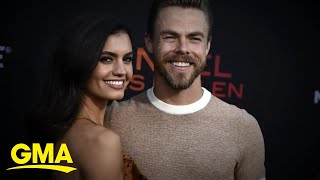 Derek Hough shares update as wife recovers following brain surgery [upl. by Conni]