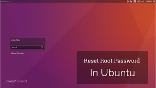 How to Reset Root Password in Ubuntu [upl. by Adnir]